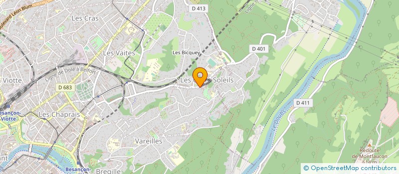 localisation de l'entreprise EUROPE LIVRAISON à BESANCON