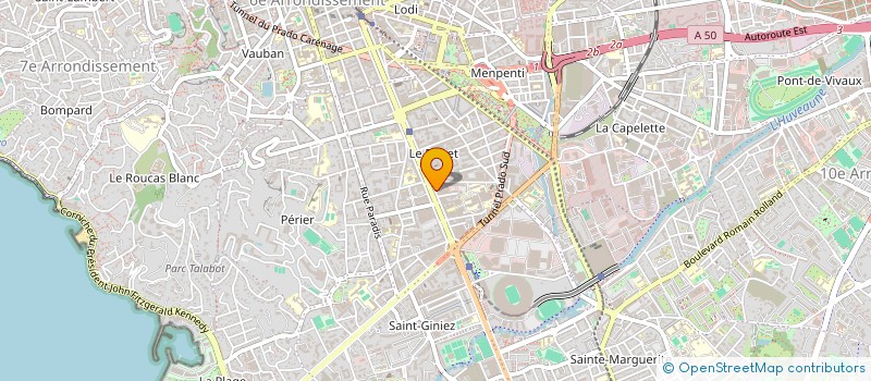 localisation de l'entreprise EUROPE LOBBYNG à MARSEILLE