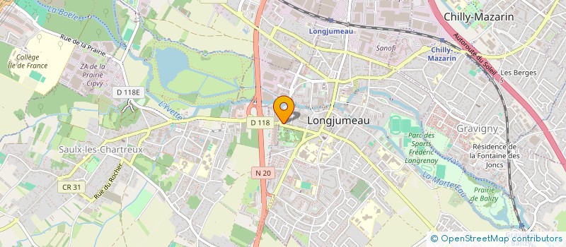 localisation de l'entreprise EUROPE LOCATION à LONGJUMEAU