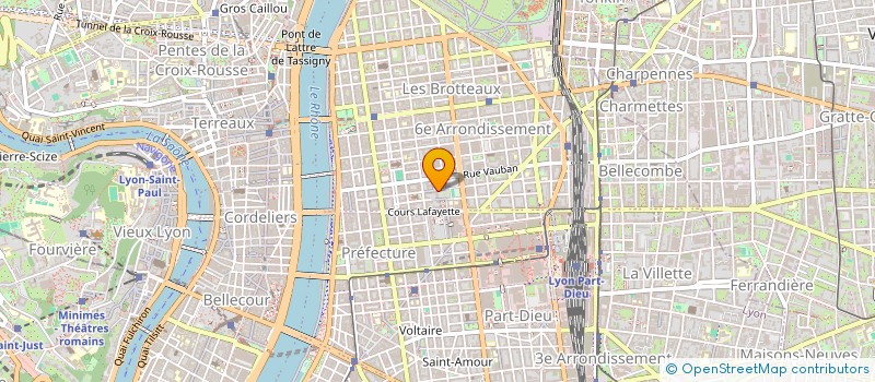 localisation de l'entreprise EUROPE LYON 6  LYON