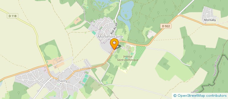 localisation de l'entreprise EUROPE MACEDOINE  MORTEFONTAINE