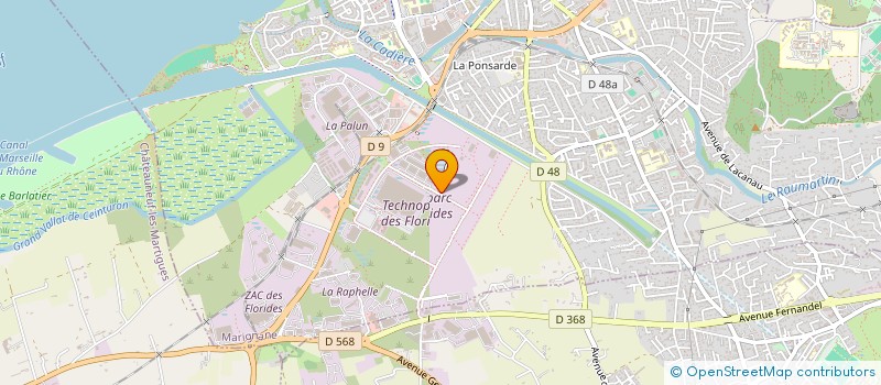 localisation de l'entreprise EUROPE MAINTENANCE à MARIGNANE