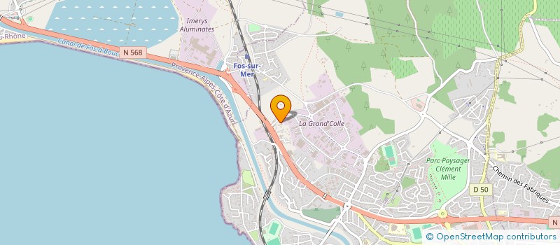 localisation de l'entreprise EUROPE MANUTENTION CONTENEURS  PORT-DE-BOUC