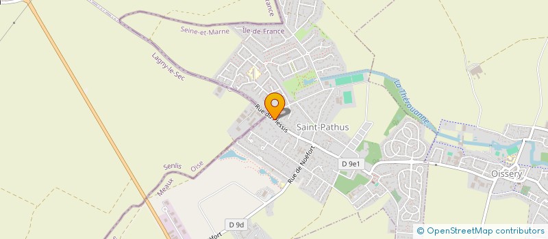 localisation de l'entreprise EUROPE MENUISERIE à SAINT-PATHUS