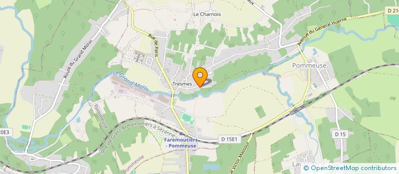 localisation de l'entreprise EUROPE MENUISERIE RENOVATION  POMMEUSE