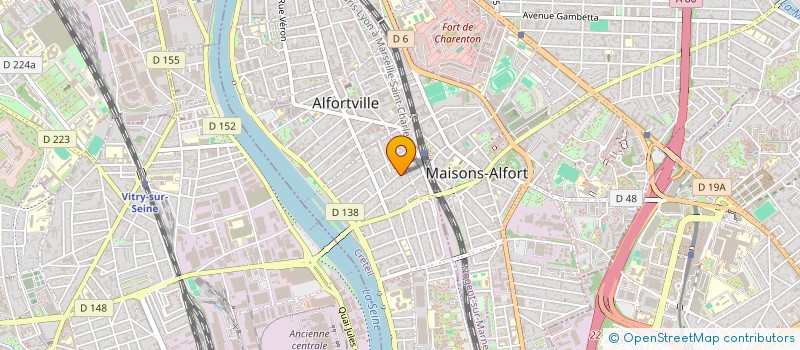 localisation de l'entreprise EUROPE MULTI SERVICES à ALFORTVILLE