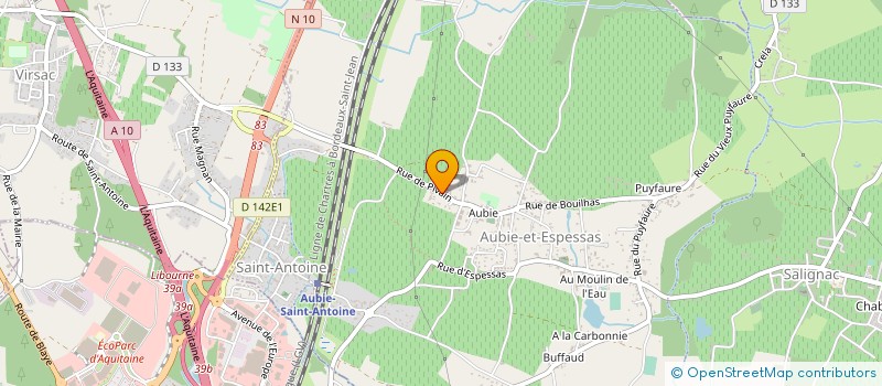 localisation de l'entreprise EUROPE NEGOCE CAR'S  VAL DE VIRVEE