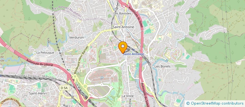 localisation de l'entreprise EUROPE NET SERVICE  MARSEILLE