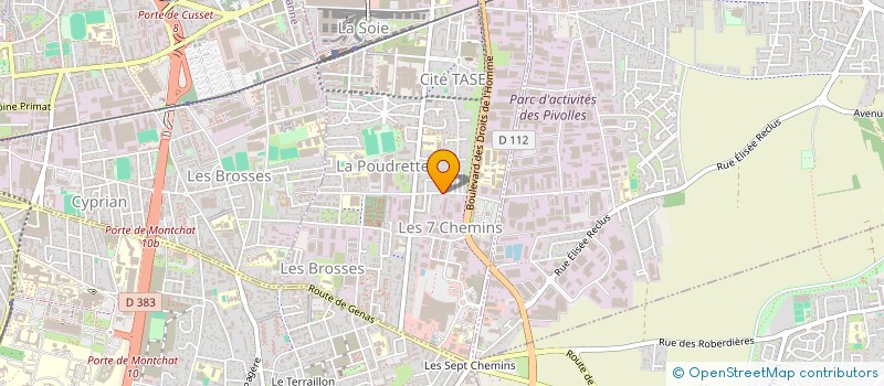 localisation de l'entreprise EUROPE NETTOYAGE  VAULX-EN-VELIN