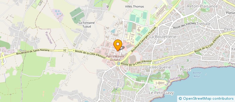 localisation de l'entreprise EUROPE OCEANIS DISCOUNT CARS à SAINT-NAZAIRE
