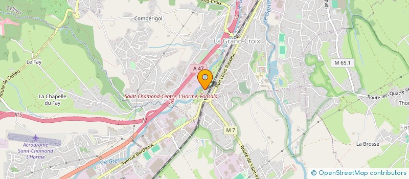 localisation de l'entreprise EUROPE OUTILS DISTRIBUTION  LA GRAND-CROIX