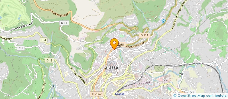 localisation de l'entreprise EUROPE PERFORMANCES à GRASSE