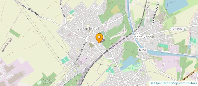 localisation de l'entreprise EUROPE PROFESSIONNELLE  VENDIN LE VIEIL