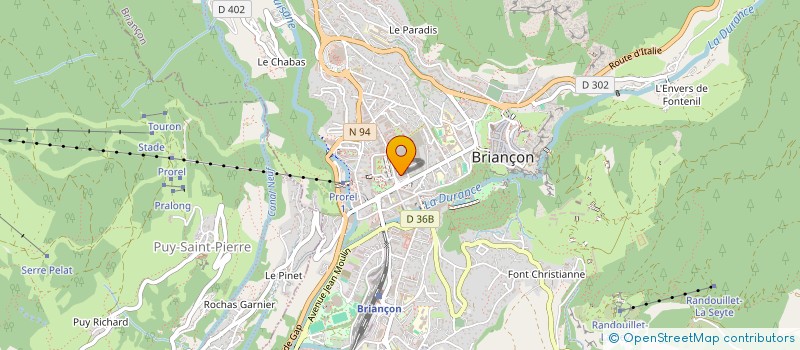 localisation de l'entreprise EUROPE PSY à BRIANCON