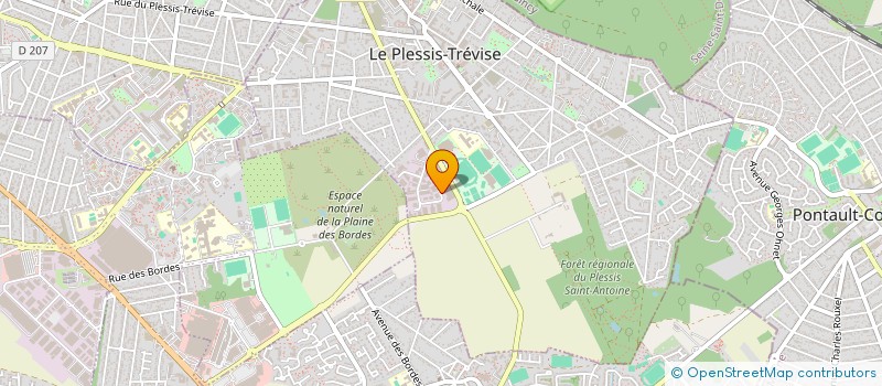 localisation de l'entreprise EUROPE RECOUVR CREANC RENSEI COMMERCIAUX à LE PLESSIS-TREVISE