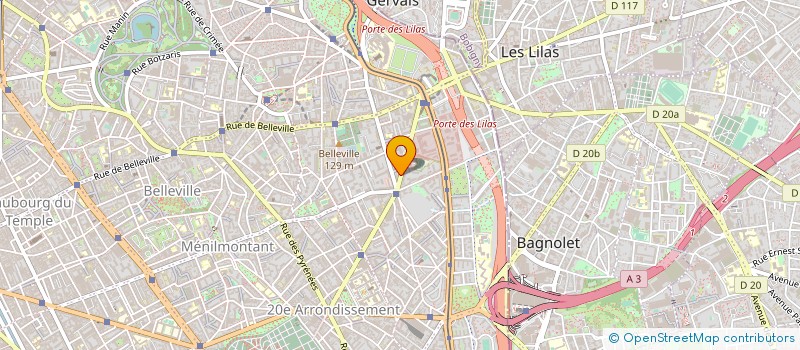 localisation de l'entreprise EUROPE RECYCLAGE à PARIS