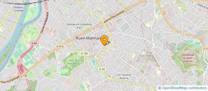 localisation de l'entreprise EUROPE REGULAT INDUST MECAN & ELECTRO à RUEIL-MALMAISON