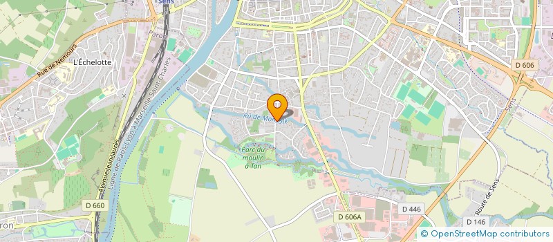 localisation de l'entreprise EUROPE RENOV  SENS