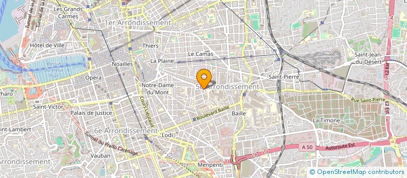 localisation de l'entreprise EUROPE RENOVATION à MARSEILLE
