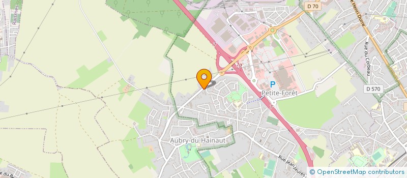 localisation de l'entreprise EUROPE SANITAIRE CHAUFFAGE à PETITE-FORET