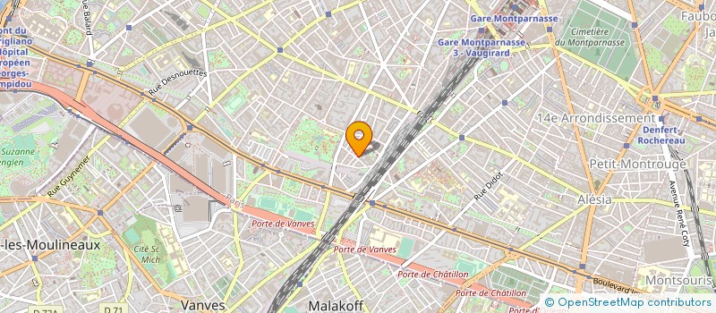 localisation de l'entreprise EUROPE SECURITE à PARIS
