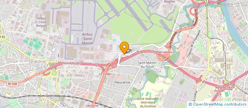 localisation de l'entreprise EUROPE SECURITE SERVICES SUD-OUEST à TOULOUSE