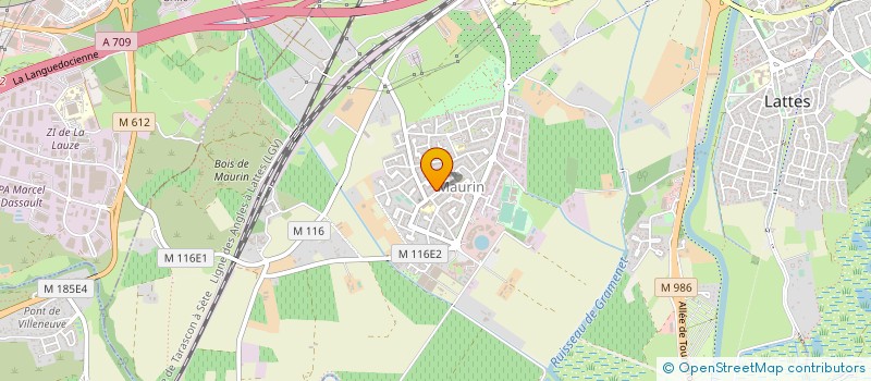 localisation de l'entreprise EUROPE SERVICE MENAGER à LATTES