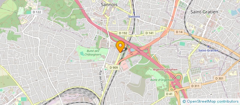 localisation de l'entreprise EUROPE SERVICES AMBULANCES à ARGENTEUIL