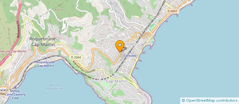 localisation de l'entreprise EUROPE SHON à ROQUEBRUNE-CAP-MARTIN