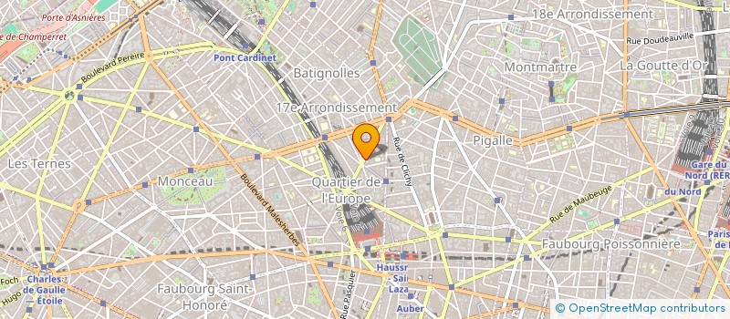 localisation de l'entreprise EUROPE SOLEIL à PARIS