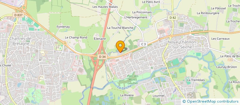 localisation de l'entreprise EUROPE SOLUTIONS  NOYAL-CHATILLON-SUR-SEICHE