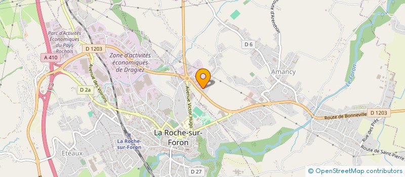 localisation de l'entreprise EUROPE SPA  AMANCY