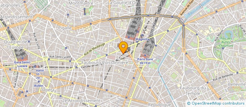 localisation de l'entreprise EUROPE SURVEILLANCE à PARIS
