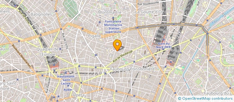 localisation de l'entreprise EUROPE TAPIS  PARIS 9