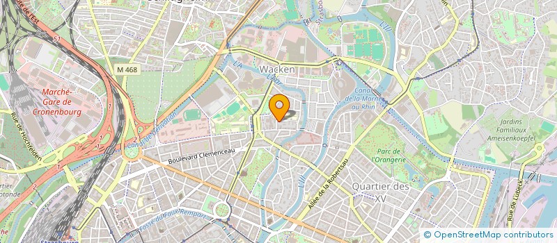 localisation de l'entreprise EUROPE TAXI à STRASBOURG