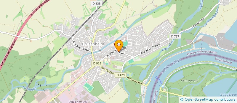 localisation de l'entreprise EUROPE TECHNIQUE AUTOMATION à DRUSENHEIM