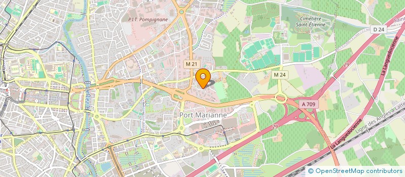 localisation de l'entreprise EUROPE TELECOM SA à MONTPELLIER
