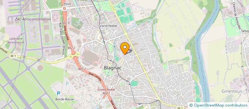 localisation de l'entreprise EUROPE TELESECURITE  BLAGNAC