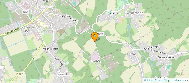 localisation de l'entreprise EUROPE TOITURES à VERDERONNE