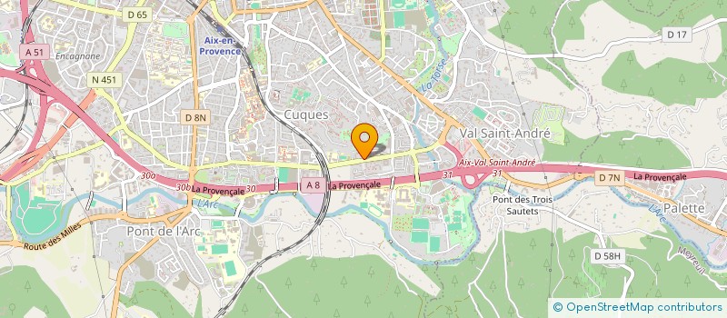 localisation de l'entreprise EUROPE TRACTAGE à AIX-EN-PROVENCE