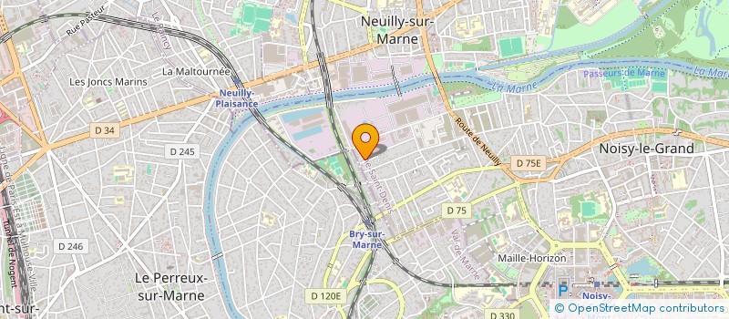 localisation de l'entreprise EUROPE TRADING à NOISY-LE-GRAND