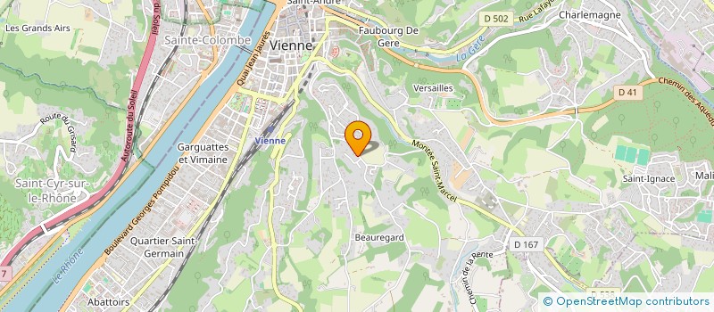 localisation de l'entreprise EUROPE TRADUCTEURS D EUROPE  VIENNE