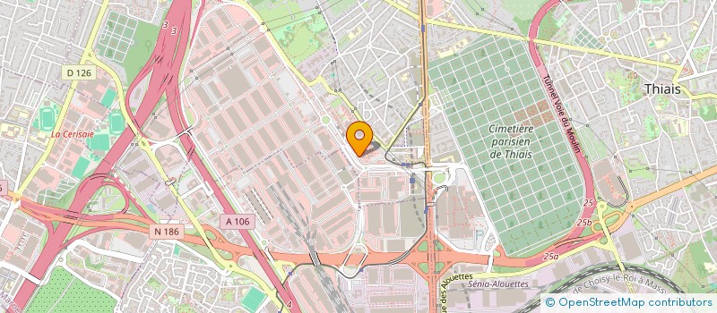 localisation de l'entreprise EUROPE TRANS EXPRESS  CHEVILLY-LARUE