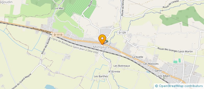 localisation de l'entreprise EUROPE TRANSPORT VALLADON  MONGAUZY