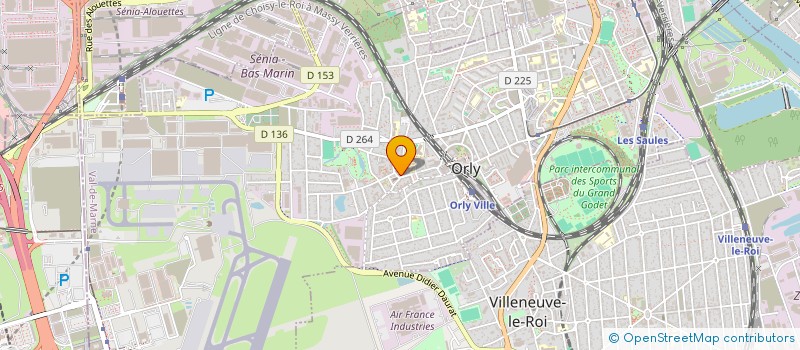 localisation de l'entreprise EUROPE TRANSPORTS DISTRIBUTIONS à ORLY