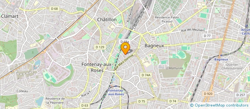 localisation de l'entreprise EUROPE UNION à FONTENAY-AUX-ROSES