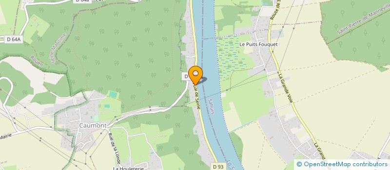 localisation de l'entreprise EUROPE VERANDAS MENUISERIES SERVICES  CAUMONT