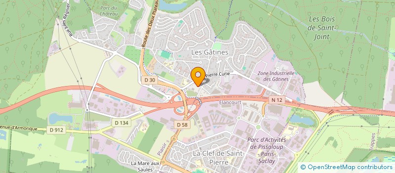 localisation de l'entreprise EUROPE VIDEO SERVICE à PLAISIR