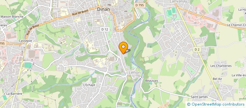 localisation de l'entreprise EUROPE VISION  DINAN