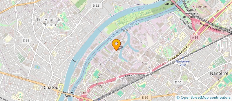 localisation de l'entreprise EUROPE VOYAGES  PUTEAUX